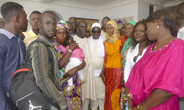 A la suite d'ubne audience de Malick GAKOU avec des militants du Grand Parti de Saint-Louis