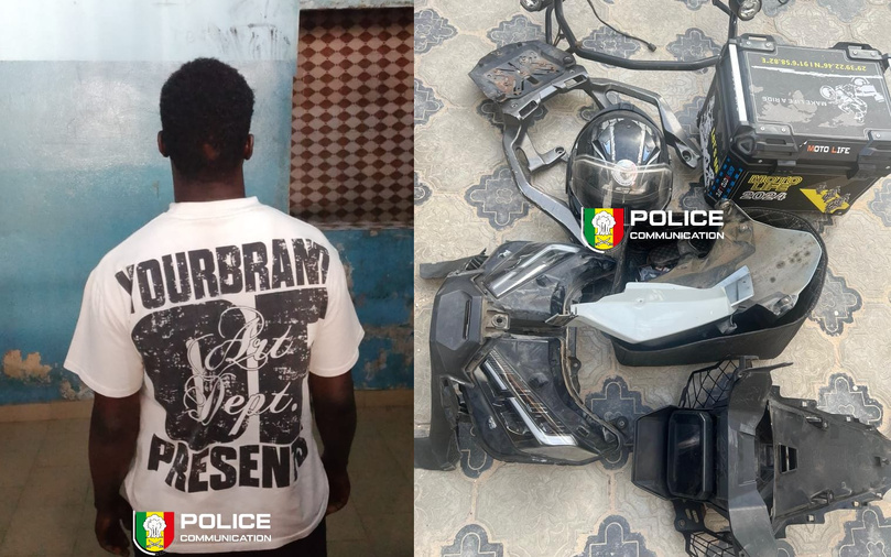 Grand-Yoff : Une moto de 4,5 millions retrouvée démantelée par la police