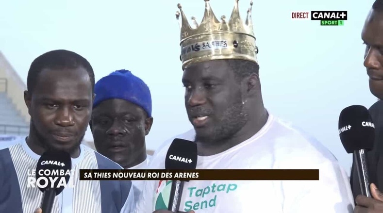 Lutte : Sa Thiès terrasse Modou Lô et devient le nouveau Roi des Arènes