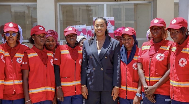 Social : Absa Faye promet d'être la voix des équipes de la Croix-Rouge