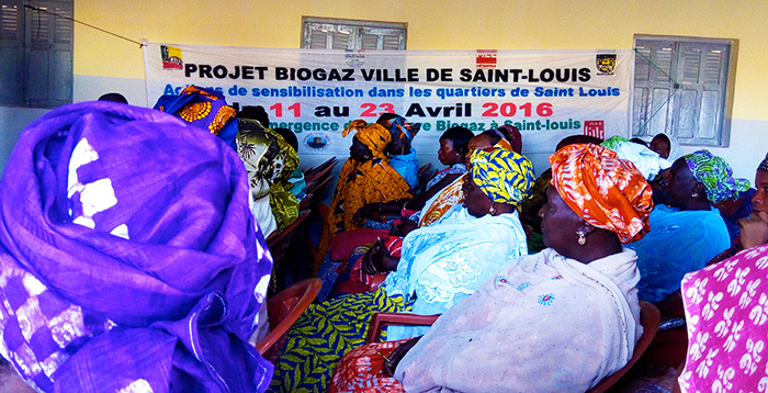 Projet Biogaz Ville de Saint-Louis : Cinq quartiers sensibilisés par Le Partenariat. Projet Biogaz Ville de Saint-Louis : Cinq quartiers sensibilisés par Le Partenariat.