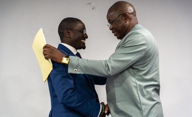 Fonction publique : Olivier Boucal passe le témoin à Mamadou Lamine Dianté Fonction publique : Olivier Boucal passe le témoin à Mamadou Lamine Dianté