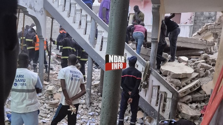 Immeuble effondré à Saint-Louis : Les identités des quatre victimes connues