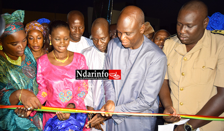 Saint-Louis - Inauguration de la Case des Tout-petits à PIKINE : Thérèse Faye DIOUF invite les populations à s'impliquer dans sa gestion.