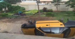 Deux voitures se renversent sur l’autoroute (photos)