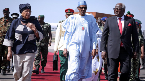Crise en Gambie: le président nigérian Buhari recevra ses homologues du Sénégal, Ghana, Libéria et de la Sierra Leone ce lundi 09 janvier à Abuja