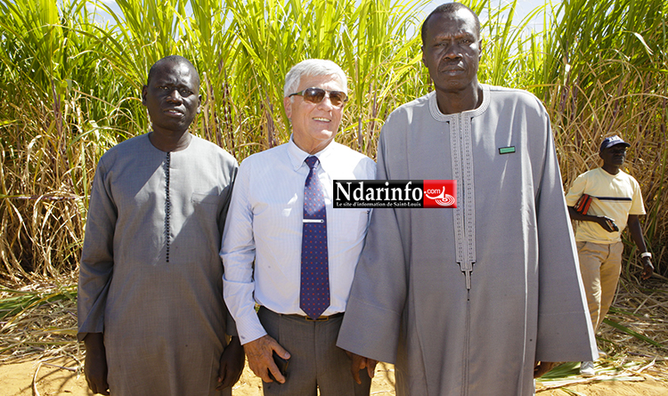 Cheikh CISSE, le Président de l'Unacois, André FROISSARD, Dg de la CSS et Serigne MBOUP, le président de la Chambre de Commerce de Dakar