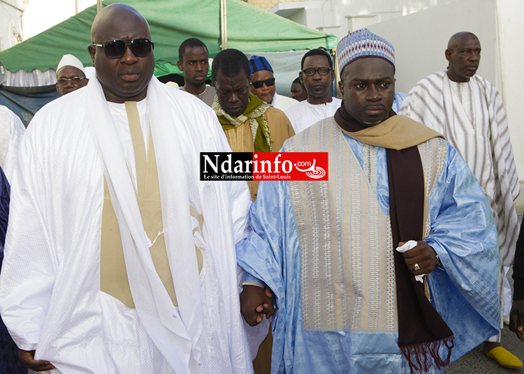 L'Imam Mouhammedou Abdoulaye CISSE et Serigne Galass Kaltome MBACKE, main dans la main.