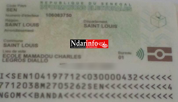 Saint-Louis : deux cas de votes " insolites" à Rawane NGOM et Mamadou Charles Legros DIALLO