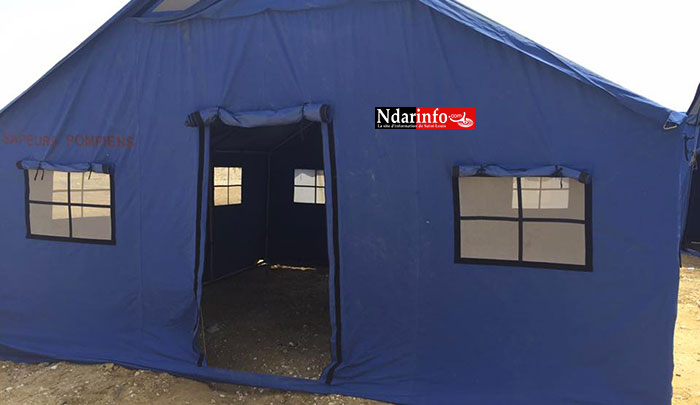 Les sinistrés de SANTHIABA logés dans des tentes à Khar YALLA