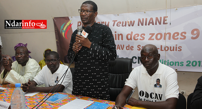 Parrain des zones 4 et 9 de l'ODCAV, Mary Teuw NIANE obtient le satisfecit de la jeunesse (vidéo)