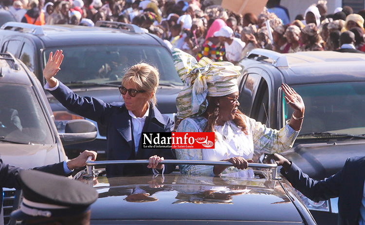 ​Marieme Faye SALL, la grande attraction de la visite des Présidents à Saint-Louis (Photos)