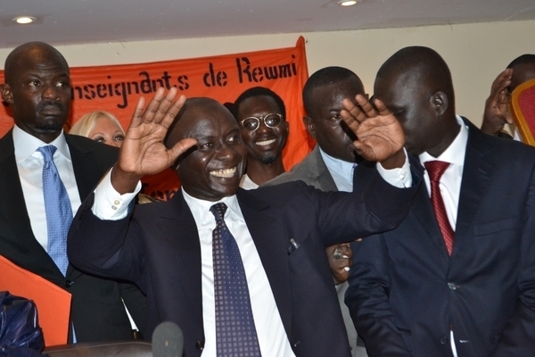 Idrissa SECK à Saint-Louis, samedi