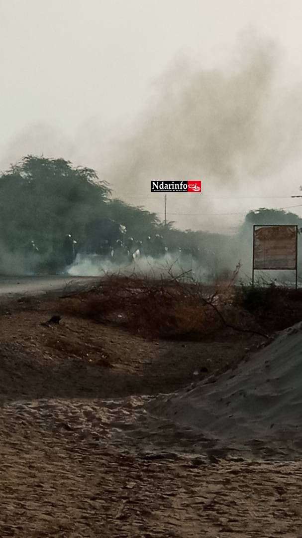 Tension matinale à l’UGB : la RN2 toujours bloquée (photos)