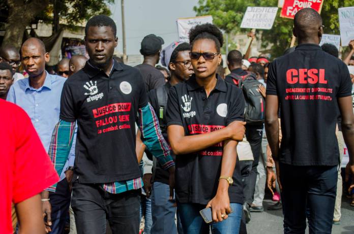 Meurtre de Fallou SENE : Sit-in de la CESL sur la place Faidherbe, ce vendredi Meurtre de Fallou SENE : Sit-in de la CESL sur la place Faidherbe, ce vendredi