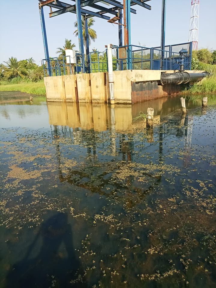 La prise d'eau de la SDE