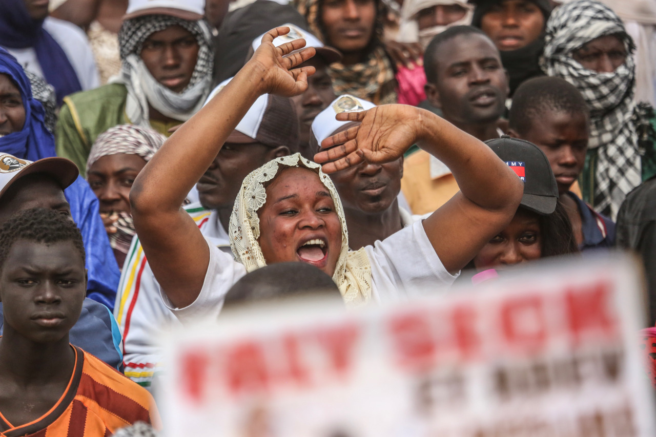 PHOTOS - ​Meeting de Macky SALL à Richard-Toll : Le maire Amadou Mame DIOP en démonstration de force