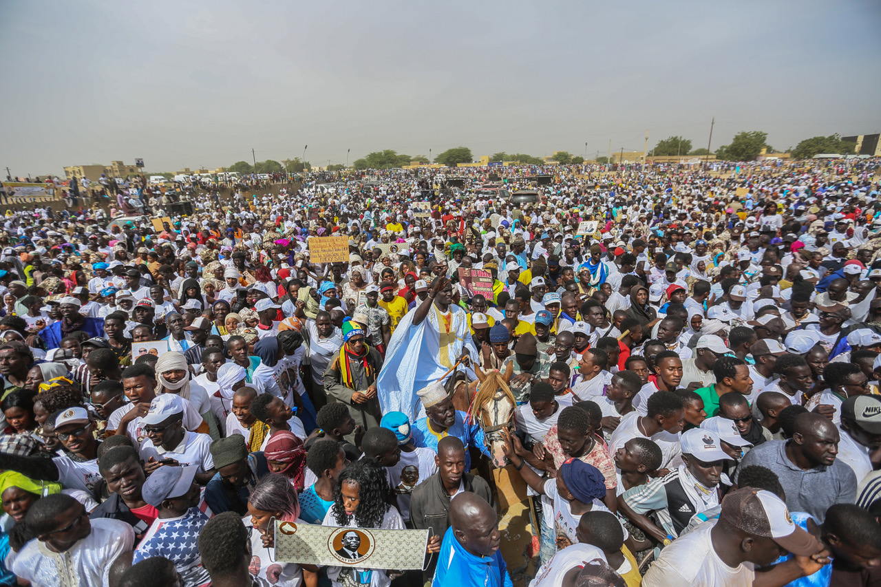 PHOTOS - ​Meeting de Macky SALL à Richard-Toll : Le maire Amadou Mame DIOP en démonstration de force