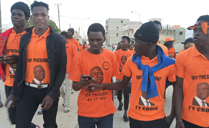 Saint-Louis : les jeunes de la coalition « IDY 2019 » déploient la grande offensive » Orange.