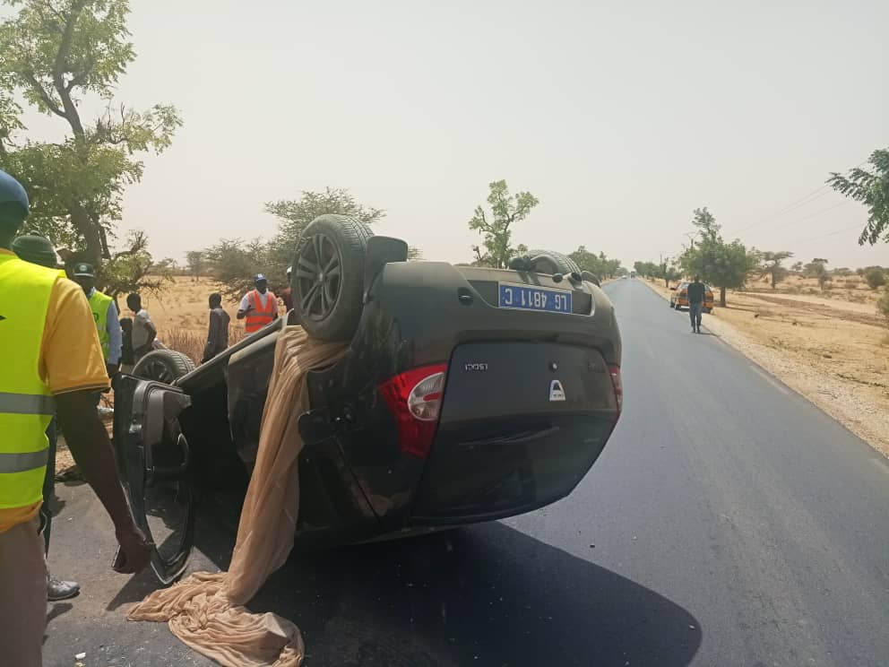 Accident sur la route de MPAL : deux blessés graves.