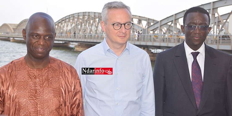 À Saint-Louis, Bruno le maire a constaté les dégâts de l’érosion côtière