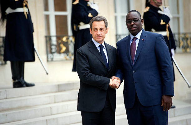 Sarkozy à l'investiture de Macky  SALL