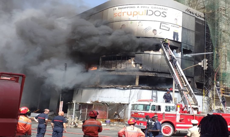 L’immeuble Scrupuldos en ruines : plus de 100 millions en marchandises brûlés