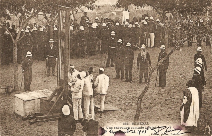 Exécution capitale de Birame Kandé, le 25 février 1899 à Saint-Louis