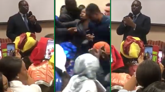 LONDRES : "Je n'étais pas la seule dans la salle", confie la dame qui avait hué Macky SALL LONDRES : "Je n'étais pas la seule dans la salle", confie la dame qui avait hué Macky SALL