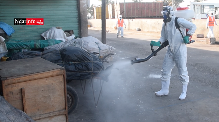 COVID-19 : lancement d’une opération de désinfection de la ville COVID-19 : lancement d’une opération de désinfection de la ville
