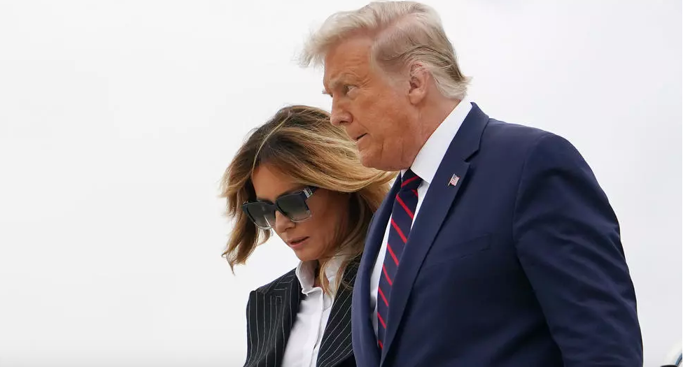 Donald Trump et son épouse Melania ont été testés positif au Covid-19. MANDEL NGAN AFP/File
