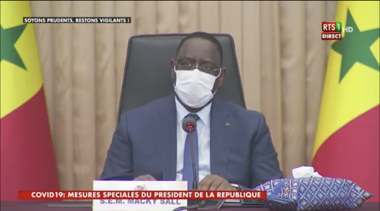 L'état d'urgence assorti d'un couvre-feu décrété à Dakar et Thiès