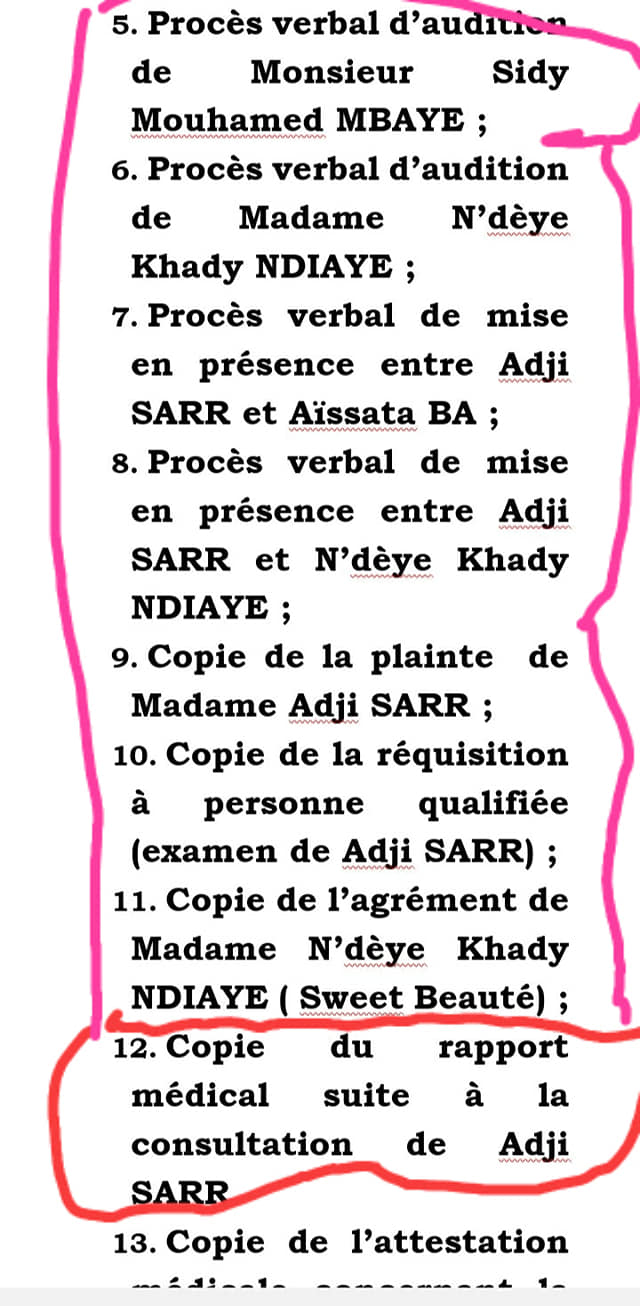 Moustapha Niass a caché le rapport de la Gendarmerie et le certificat médical de Adji Sarr aux députés
