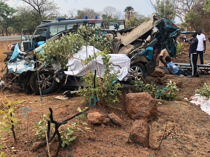 Tournée de Macky : 3 reporters de Leral Tv tués dans un accident Tournée de Macky : 3 reporters de Leral Tv tués dans un accident