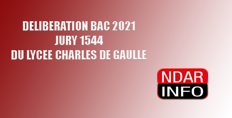 BAC 2021 : Tous les résultats du Jury 1544 du Lycée Charles De Gaulle