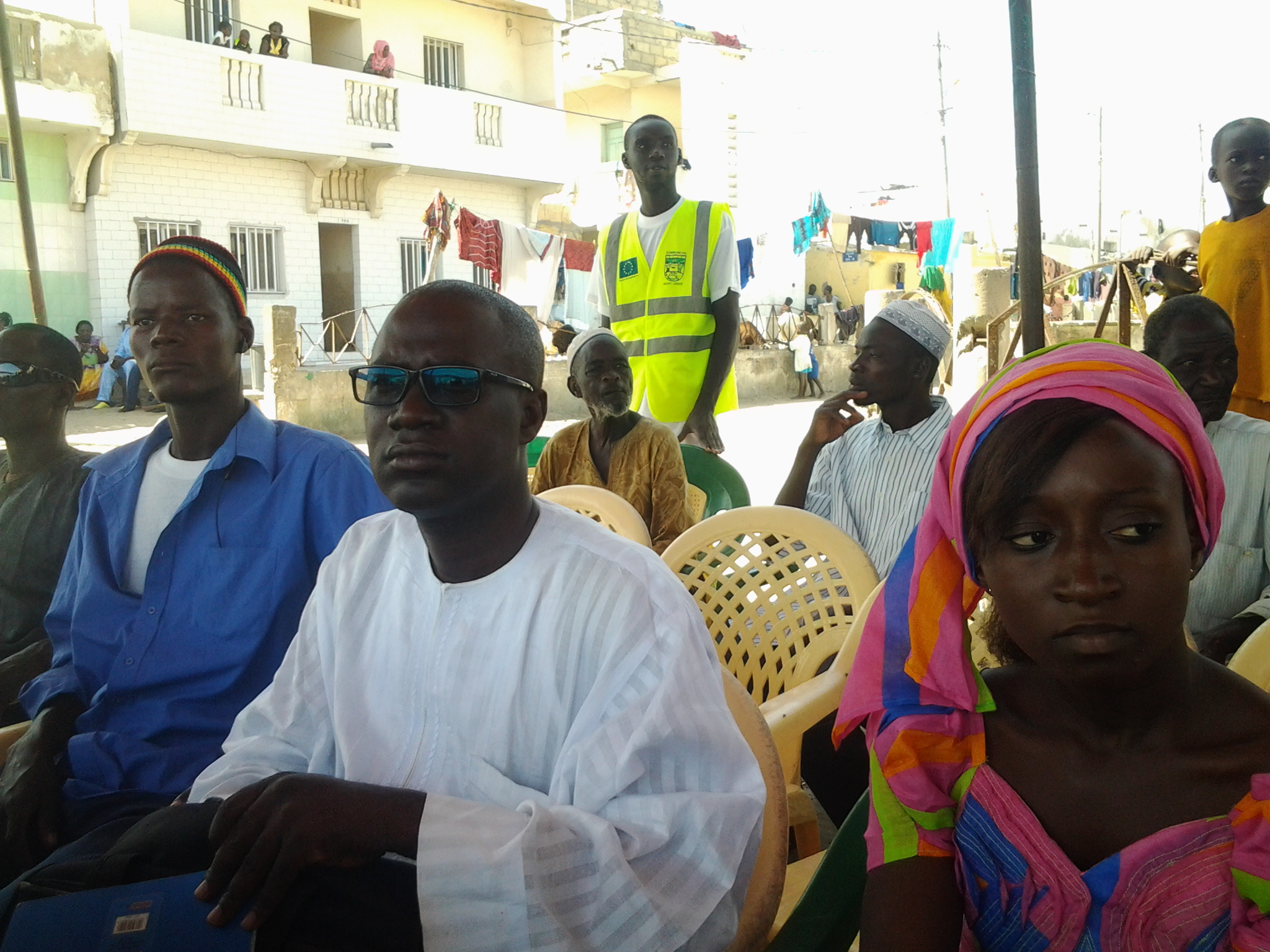 Direct Photos: La cérémonie de lancement du projet d'assainissement de Guet Ndar. Direct Photos: La cérémonie de lancement du projet d'assainissement de Guet Ndar.