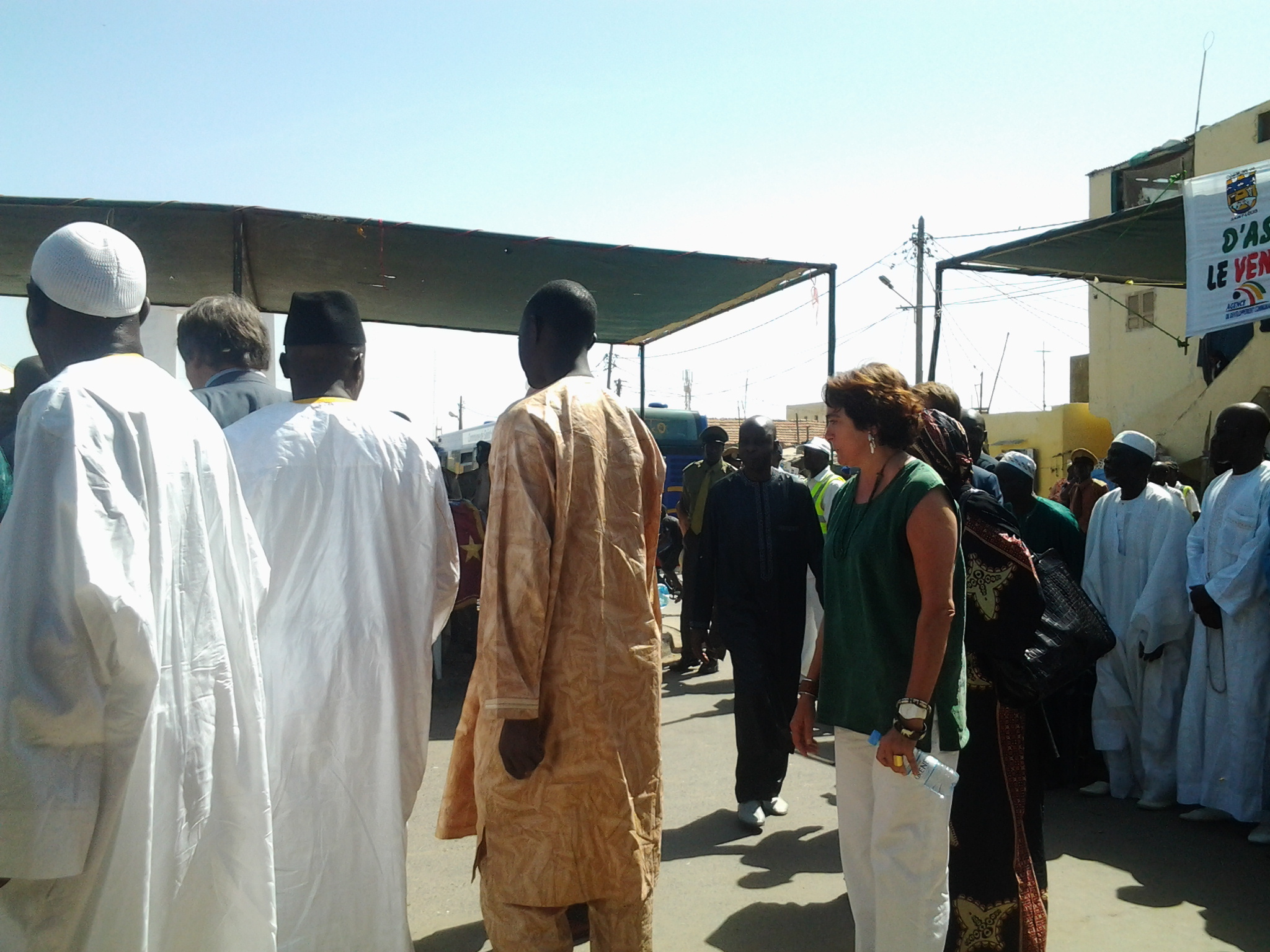 Direct Photos: La cérémonie de lancement du projet d'assainissement de Guet Ndar. Direct Photos: La cérémonie de lancement du projet d'assainissement de Guet Ndar.