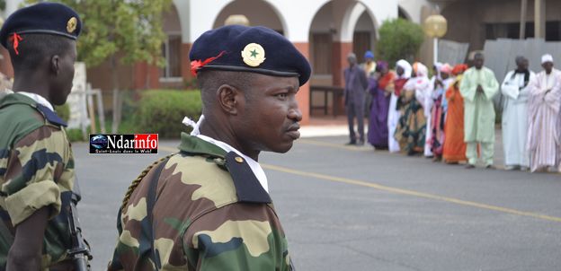Saint-Louis - Enterrement d'Ousmane Fall: hommages à un soldat d'honneur.