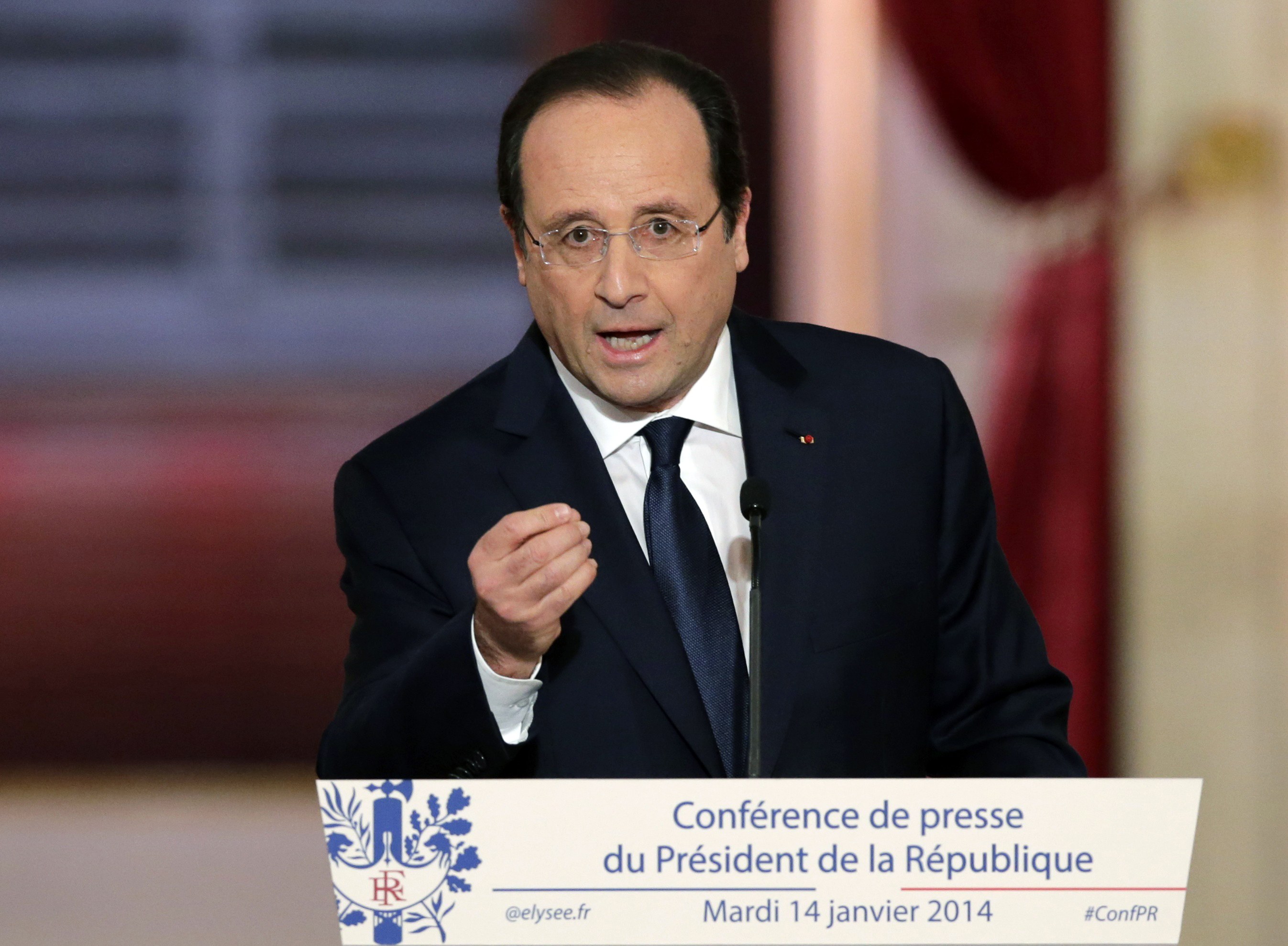 Discours de Hollande: «Les affaires privées se traitent en privé»