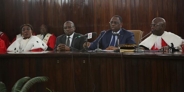 Le discours de Macky Sall à la rentrée solennelle des Cours et  Tribunaux