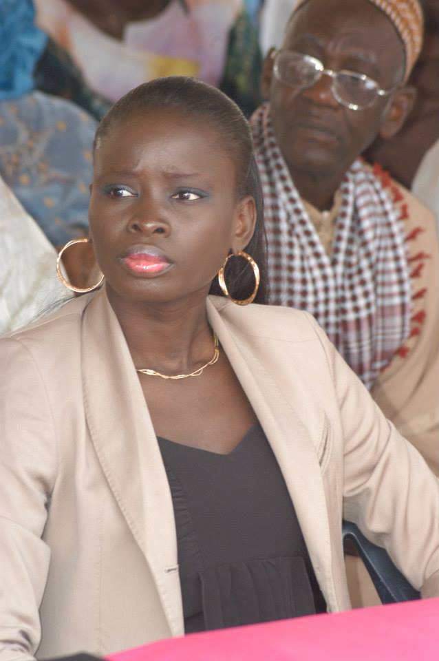 Madame Thérèse Faye Diouf, présidente des Jeunesses Républicaines