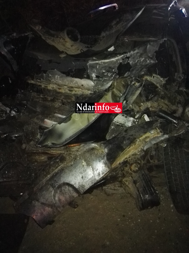 Des blessés graves dans un accident à l'entrée de Saint-Louis - photos