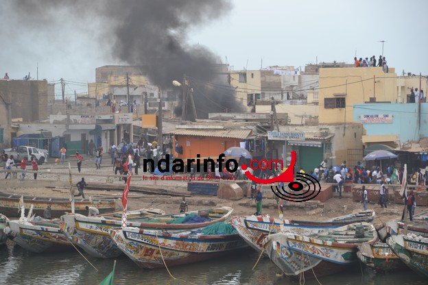 [PHOTOS] Guet-Ndar : Affrontements entre pêcheurs et forces de l’ordre