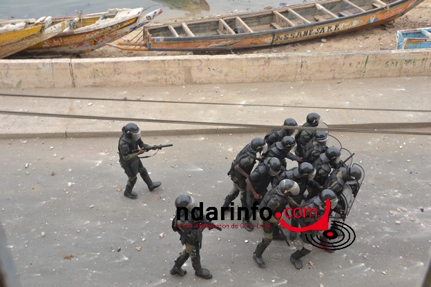 [PHOTOS] Guet-Ndar : Affrontements entre pêcheurs et forces de l’ordre