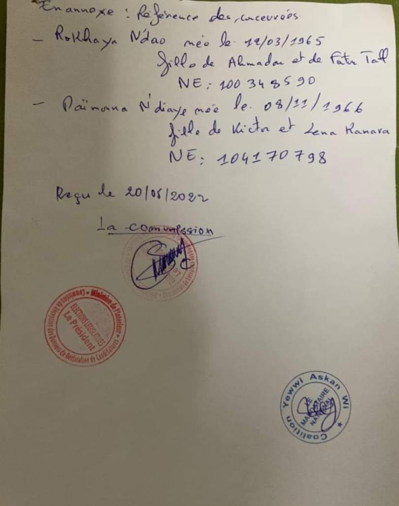 Liste nationale de Bby : Déthié FALL révèle des cas de non-respect de la parité - photos Liste nationale de Bby : Déthié FALL révèle des cas de non-respect de la parité - photos