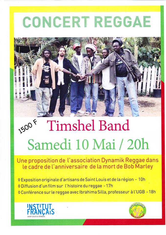 Saint Louis: TIMSHEL BAND en live à l'Institut francais, ce 10 mai.