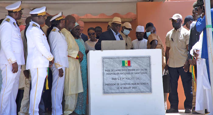 Saint-Louis : Pose de la première pierre de l'hôpital Me Alioune Badara Cissé Saint-Louis : Pose de la première pierre de l'hôpital Me Alioune Badara Cissé