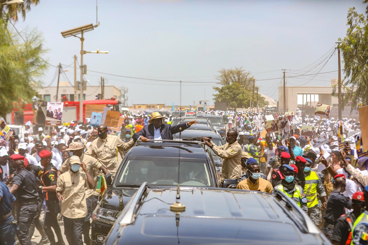 Saint-Louis : Macky SALL inaugure l'aéroport Ousmane Masseck Ndiaye - photos