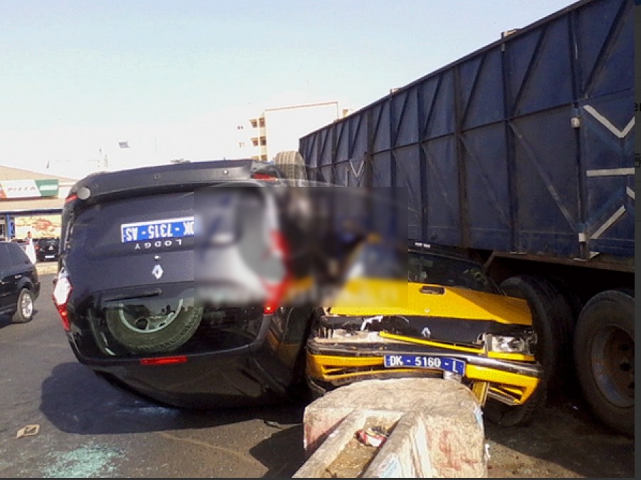 Un camion écrase les 6 passagers d’un véhicue vers Thiès: tous morts sur le coup