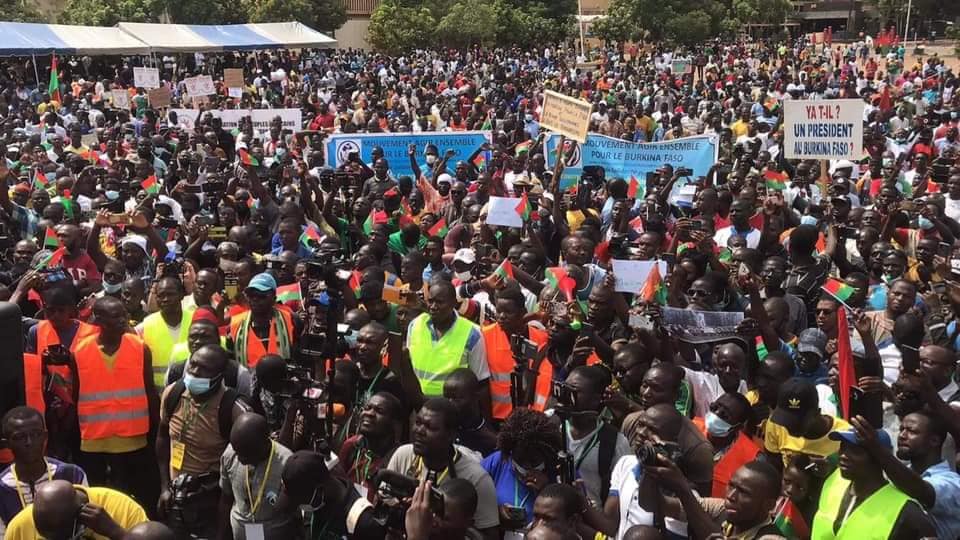 Burkina Faso : manifestation contre la dégradation de la situation sécuritaire dans la région du Sahel